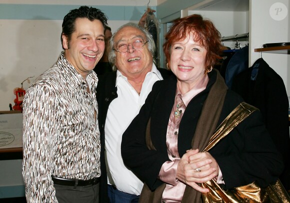 EXCLUSIF - Eva Darlan, Laurent Gerra et Georges Lautner à Paris en janvier 2006.