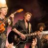 Exclusif - Johnny Hallyday en concert au Théâtre de Paris pour son 70e anniversaire dans le cadre du "Born Rocker Tour", le 15 juin 2013.