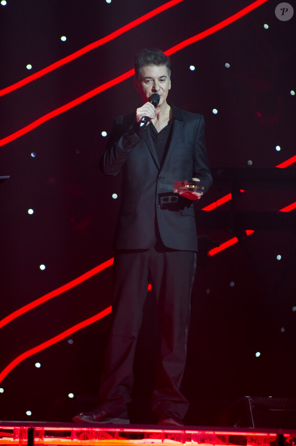 Etienne Daho lors de la cérémonie des Grands Prix Sacem 2013, le 25 novembre 2013 à l'Olympia de Paris.