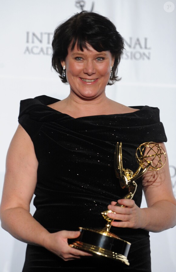 Anke Schaeferkordt lors des International Emmy Awards à New York, le 25 novembre 2013.