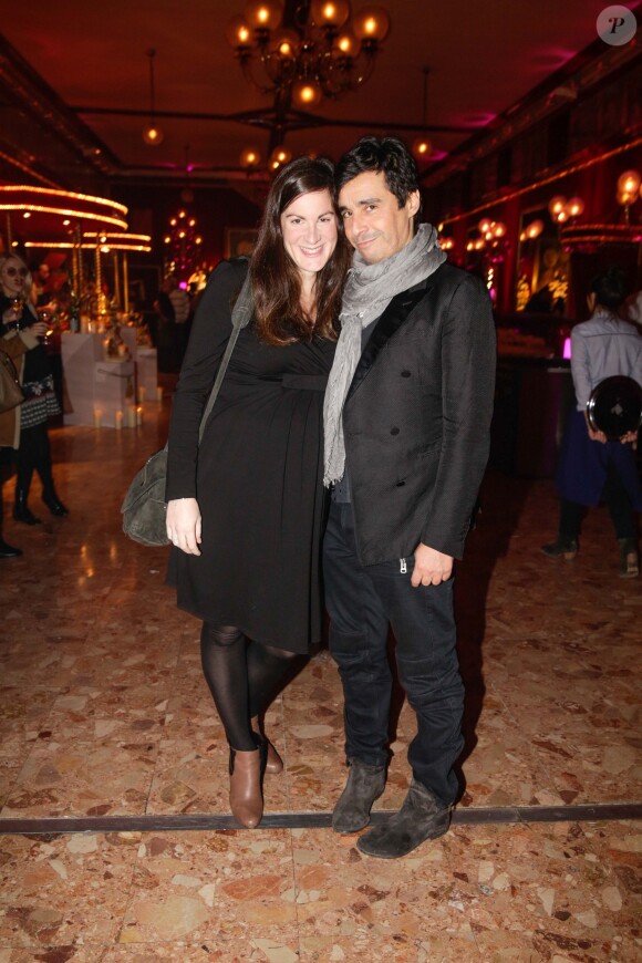 Ariel Wizman et sa compagne Osnath Assayag à la remise des Prix Fooding 2014 au Cirque d'Hiver à Paris, le 25 novembre 213.