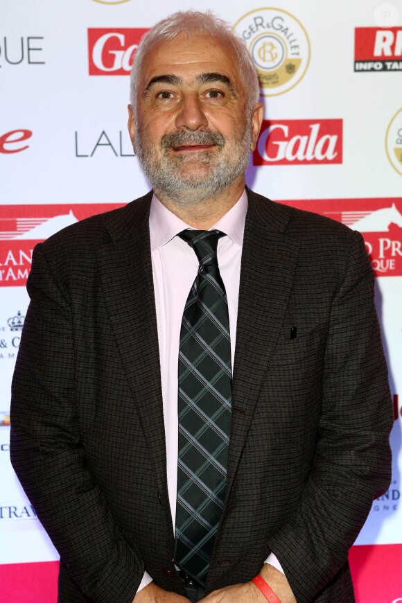 Guy Savoy - Soirée Grand Prix d'Amérique à l'hippodrome de Vincennes avec "la fondation Avec" (pour la vie espoir contre le cancer), presidée par le professeur David Khayat le 26 novembre 2013.