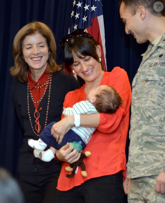 Caroline Kennedy à Tokyo sur une base militaire américaine le 20 novembre 2013.