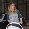 Kim Kardashian va faire du shopping avec sa fille North à New York, le 26 novembre 2013.