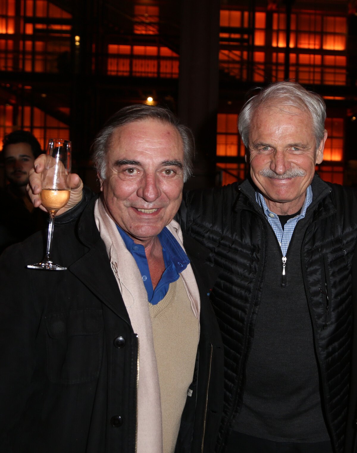 Photo Exclusif Allain BougrainDubourg et Yann ArthusBertrand au 40e anniversaire du WWF au