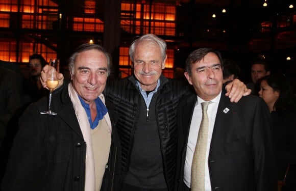 Exclusif - Allain Bougrain-Dubourg, Yann Arthus-Bertrand et Philippe Germa au 40e anniversaire du WWF au Museum national d'Histoire Naturelle à Paris le 27 novembre 2013.