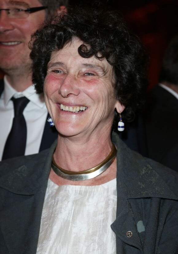 Exclusif - Isabelle Autissier au 40e anniversaire du WWF au Museum national d'Histoire Naturelle à Paris le 27 novembre 2013.