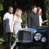 Kanye West, Kim Kardashian et des amis, détendus à Miami en ce début de week-end de Thanksgiving. Le 28 novembre 2013.