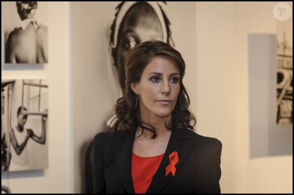 Marie de Danemark, marraine de la branche danoise de la AIDS Foundation depuis le 1er décembre 2012, lors de l'inauguration de l'expo photo Access to Life le 28 novembre 2013 à Copenhague.