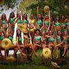 Les 33 Miss régionales se dévoilent en maillot de bain pour un shooting lors de leur séjour de préparation Miss France 2014 au Sri Lanka