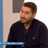 Charlotte Le Bon invitée sur le plateau de "Clique", émission présentée sur Canal + par Mouloud Achour. Samedi 30 novembre 2013.