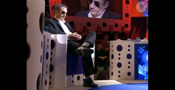 Un sosie de Nicolas Sarkozy dans On n'est pas couché sur France 2, le samedi 30 novembre 2013.