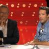 Laurent Ruquier et le chroniqueur Nicolas Bedos dans On n'est pas couché sur France 2, le samedi 30 novembre 2013.