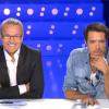 Laurent Ruquier et l'humoriste Nicolas Bedos dans On n'est pas couché sur France 2, le samedi 30 novembre 2013.