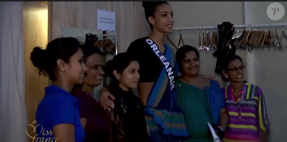 Les prétendantes au titre de Miss France 2014 au Sri Lanka.