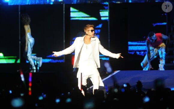 Justin Bieber en concert à Rio de Janeiro au Bresil le 2 novembre 2013
