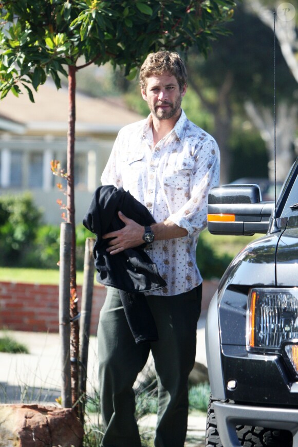 Exclusif - Paul Walker à Santa Barbara le 9 avril 2010.