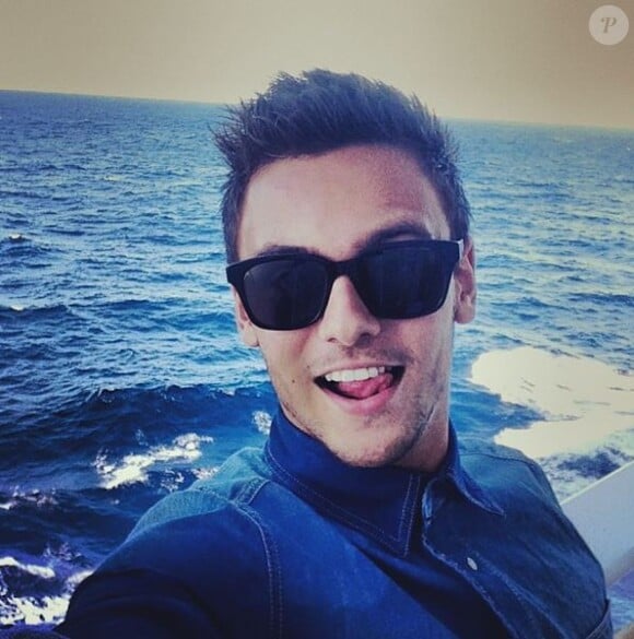 Tom Daley prend la pose sur Instgram, octobre 2013.