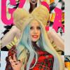 Lady Gaga, entourée de plusieurs statues de cire à son effigie, lors d'une conférence de presse pour son album "ARTPOP" à Tokyo, le 1er décembre 2013.