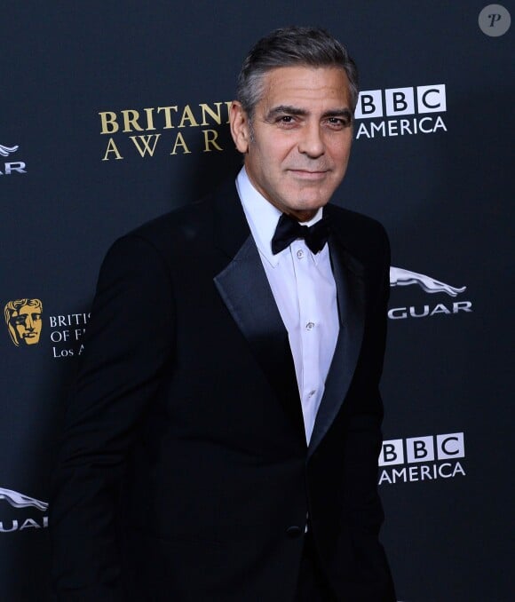 George Clooney lors des BAFTA LA Britannia Awards à Beverly Hills, le 9 novembre 2013.