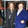 Valérie Trierweiler et Jean-Michel Ribes - Soirée de soutien du monde la culture à Christiane Taubira au Théâtre du Rond-Point à Paris, le 2 décembre 2013.