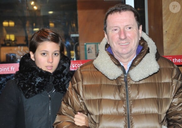 Pierre Botton et sa fille - Soirée de soutien du monde la culture à Christiane Taubira au Théâtre du Rond-Point à Paris, le 2 décembre 2013.