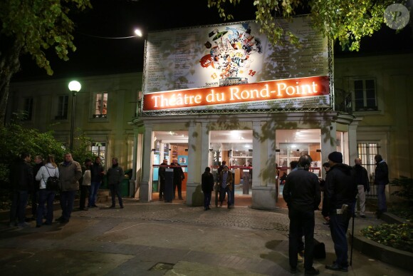 Soirée de soutien du monde la culture à Christiane Taubira au Théâtre du Rond-Point à Paris, le 2 décembre 2013.