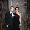 Martin Freeman et Amanda Abbington lors de l'avant-première du film Le Hobbit : La désolation de Smaug, à Los Angeles le 2 décembre 2013
