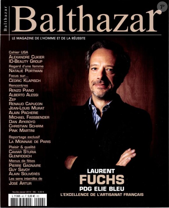 "Balthazar", en kiosques le 4 décembre 2013.