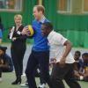 Le prince William au Westway Sports Centre, dans North Kensington à Londres, le 4 décembre 2013 pour soutenir le programme Coach Core de la Fondation Duc et Duchesse de Cambridge et Prince Harry.