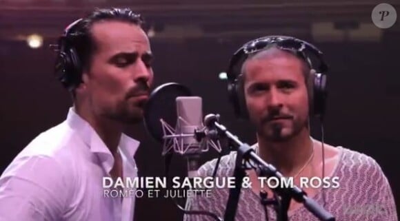 Damien Sargue et Tom Ross participent au titre Un faux départ en faveur de l'association Coeurs en scène.