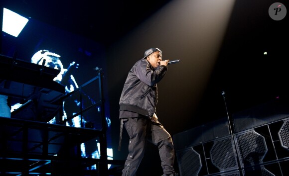 Jay Z sur la scène du Ziggo Dome à Amsterdam, le 29 octobre 2013.