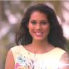 Mehiata Riaria, Miss Tahiti : Portrait lors de l'élection Miss France 2014 sur TF1, en direct de Dijon, le 7 décembre 2013
