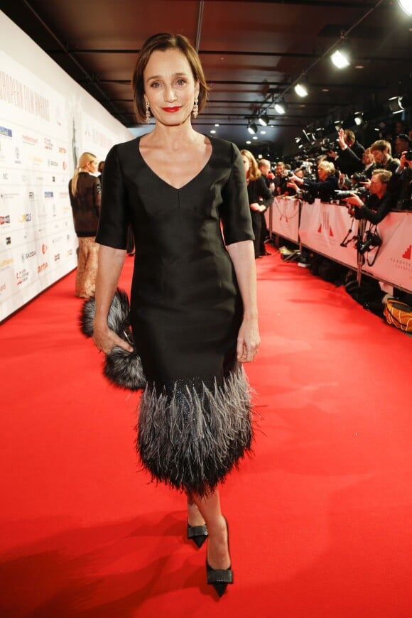 Kristin Scott Thomas lors de la 26e édition des "European Film Awards" à Berlin, le 7 décembre 2013