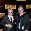 Martin Scorsese et Thierry Frémaux à l'after-party du Loup de Wall Street au Palais Brongniart, Paris, le 9 décembre 2013.
