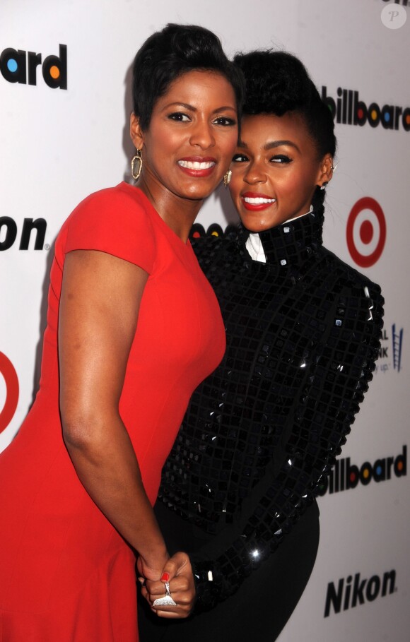 Tamron Hall et Janelle Monae lors de la soirée "Billboard Annual Women in Music" à New York City, le 10 décembre 2013.