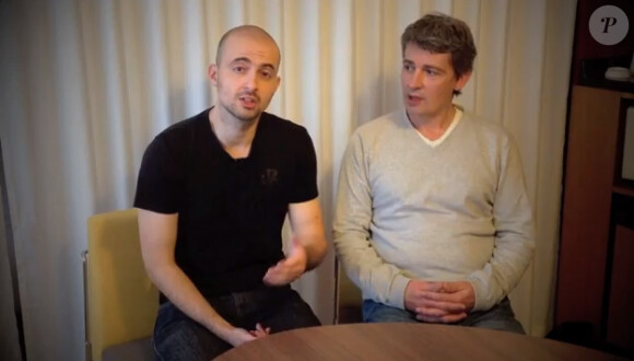 Photo tirée de la vidéo d'annonce de la pièce "Salle des professeurs" avec Philippe Vasseur.