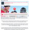 Message du prince Harry à l'arrivée du Virgin Money South Pole Allied Challenge le 13 décembre 2013
