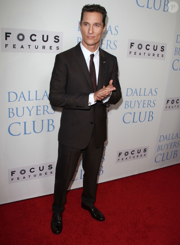 Matthew McConaughey à Beverly Hills, le 17 octobre 2013.