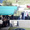 La famille et les proches de Paul Walker réunis pour les funérailles de l'acteur au Forest Lawn Memorial Park à Hollywood, Los Angeles, le 14 décembre 2013.