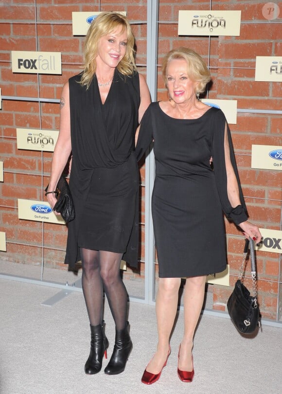 Melanie Griffith et sa mère Tippi Hedren à Los Angeles le 10 septembre 2012