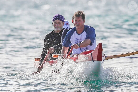 Bill Murray à Hawaï sur le tournage du film de Cameron Crowe (encore sans titre) dans lequel Bradley Cooper joue, le 14 décembre 2013