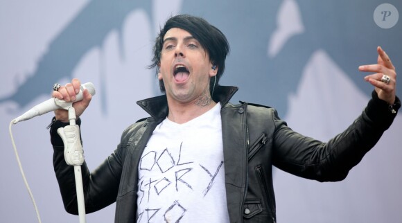 Ian Watkins en concert avec son groupe Lostprophets au V Festival le 21 août 2011.