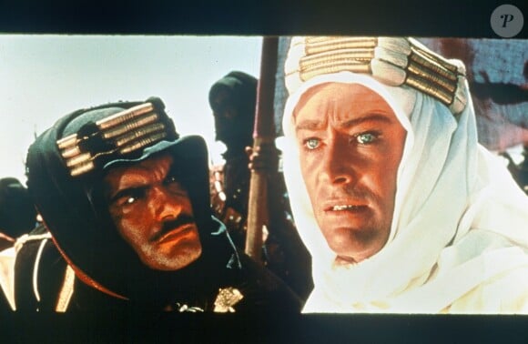 Omar Sharif et Peter O'Toole sur le tournage de "Lawrence d'Arabie", en 1962. L'immence acteur irlandais s'est étteint en décembre dans un hôpital de Londres.