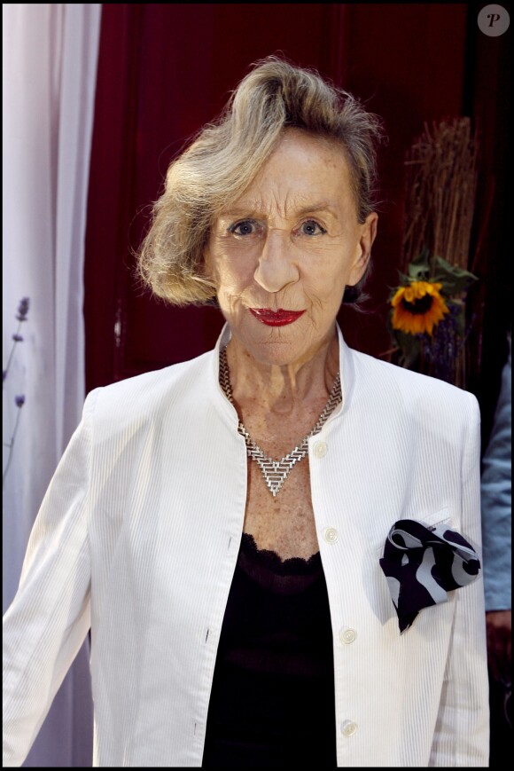 Andrée Putman à Paris en 2006. La designeuse et décoratrice est décédée en janiver 2013.