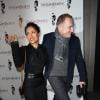 Salma Hayek et son mari Francois-Henri Pinault à la première d'Yves Saint Laurent à Paris, le 19 décembre 2013.