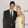 Novak Djokovic et Jelena Ristic lors du dîner de la Fondation Novak Djokovic à New York le 10 septembre 2013