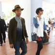 Pharrell Williams et Helen Lasichanh à Miami lors de la convention Art Basel Miami Beach. Le 4 décembre 2013.