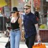 Nicole Richie et Joel Madden en pleine séance shopping à Los Angeles, le 22 mars 2013.