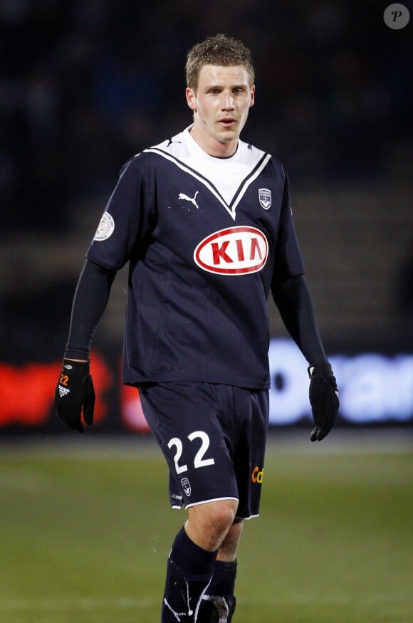 Le footballeur Grégory Sertic (équipe des Girondins de Bordeaux) à Bordeaux dans un match face à Auxerre en mars 2010.